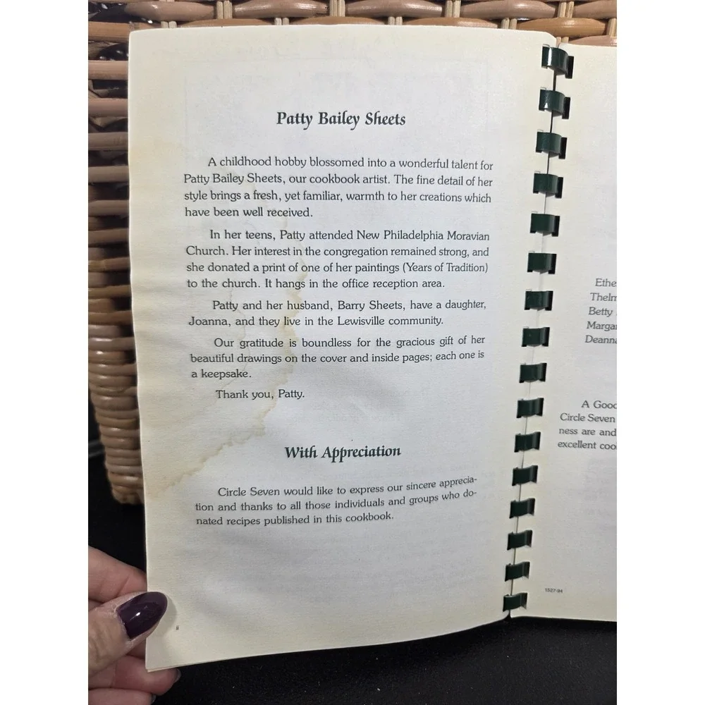New Philadelphia Moravian Church Cookbook Winston Salem NC, A Goodly‎ Heritage